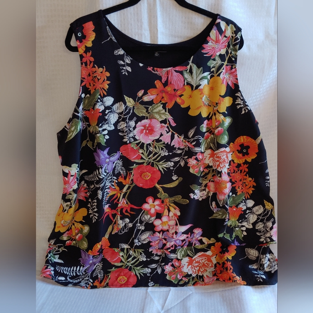 AVENUE womens plus size dressy tank